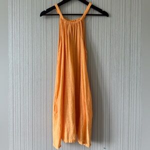 C&C California Peach Halter Sundress